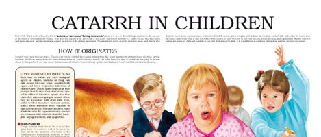 Catarrh in children