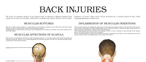Back injuries