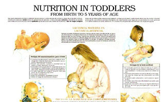 Nutrition in toddlers (from birth to 5 years of age)